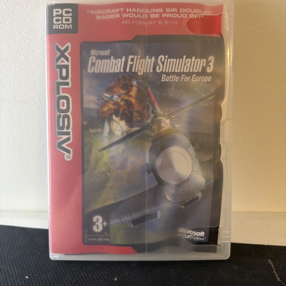 Microsoft Combat Flight Simulator 3 battle For Europe. 2 Disk Set